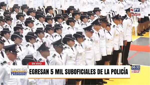 Egresan 5.000 suboficiales de Policía