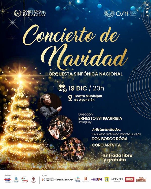 Sinfónica Nacional se despide del 2024 con un "Concierto de Navidad" - .::Agencia IP::.