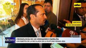 Cronología de un verdadero papelón: las idas y vueltas en el tema Senad-DEA  - ABC Noticias - ABC Color