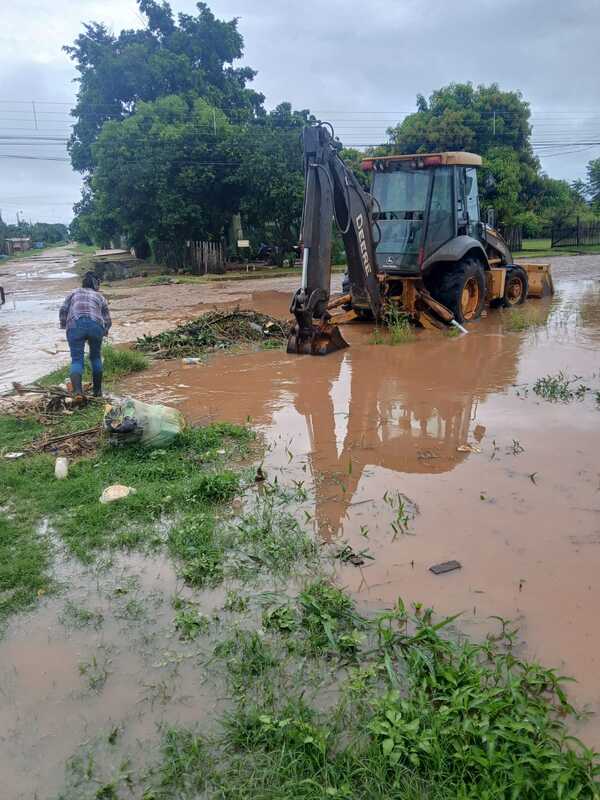 Varias viviendas quedaron bajo agua en el barrio San Jorge