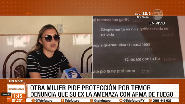 Mujer teme por su vida y pide protección