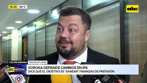 Video: cambios en carta orgánica del IPS permitirán “sanear” finanzas de la previsional, según senador - ABC Noticias - ABC Color