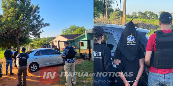 MUJER DETENIDA POR INTERPOL HABRÍA PARTICIPADO DE VARIOS HECHOS DELICTIVOS EN EL PAÍS VECINO - Itapúa Noticias