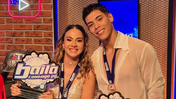 ¡Ara y Mauro son los campeones del Baila Conmigo Paraguay!