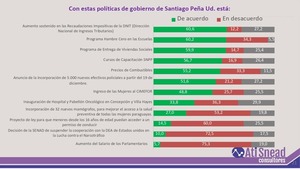 Recaudación, Hambre Cero y viviendas, con amplio respaldo en gestión de Peña - ADN Digital