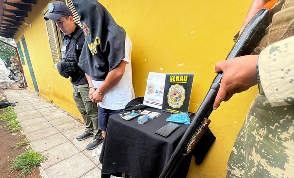 SENAD desmanteló focos de microtráfico en Lambaré, Roque Alonso y Fernando