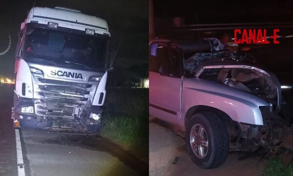 FATAL ACCIDENTE EN SANTA ROSA DEL AGUARAY