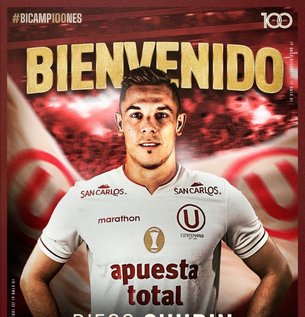 Universitario de Perú da la bienvenida a Diego Churín - Unicanal