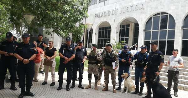 La Nación / Nueva amenaza de bomba causó alarma en el Poder Judicial