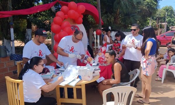 USF Km 4 Monday en Presidente Franco realiza exitosa jornada de sensibilización sobre el VIH