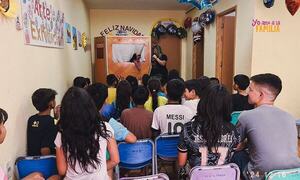 Más de 1000 niños de los barrios de Asunción reciben el amor de Jesús a través de Yo amo a la familia antes de la Navidad