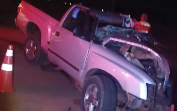 Conductor fallece tras colisión con camión en Santa Rosa del Aguaray