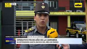 Video: Patrulla Caminera inicia operativo de fiestas de fin de año  - ABC Noticias - ABC Color