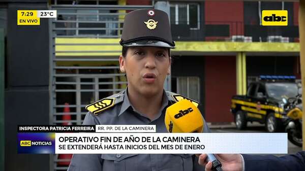 Video: Patrulla Caminera inicia operativo de fiestas de fin de año - ABC Noticias - ABC Color