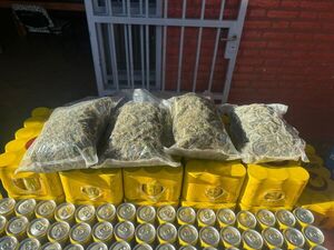 INCAUTAN CERVEZA Y MARIHUANA LISTA PARA INGRESAR A LA CÁRCEL DE MISIONES