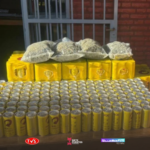 INCAUTAN CERVEZAS Y MARIHUANA INTENTANDO SER INGRESADAS EN LA CÁRCEL DE MISIONES - TVS