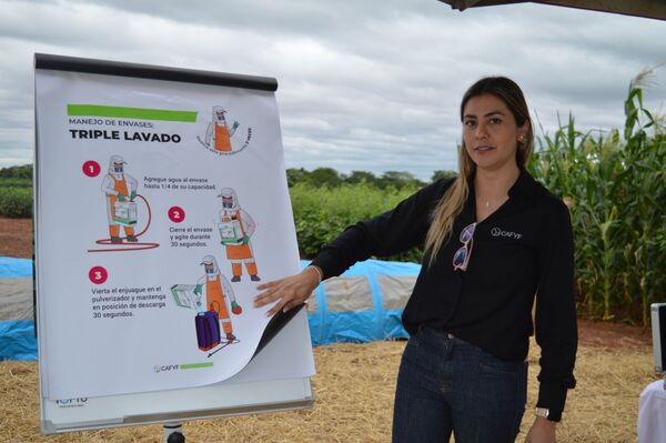 CAFYF promovió la correcta gestión de envases vacíos y el uso de EPIs en Inbiotec