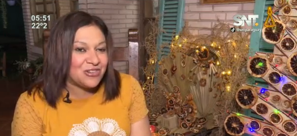 Profesora crea pesebre orgánico en Capiatá - SNT