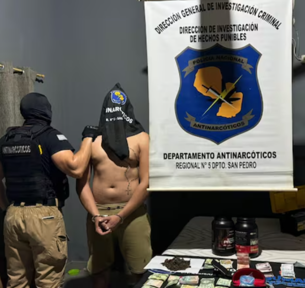 Operativo en San Pedro: Incautan drogas y detienen a supuesto microtraficante