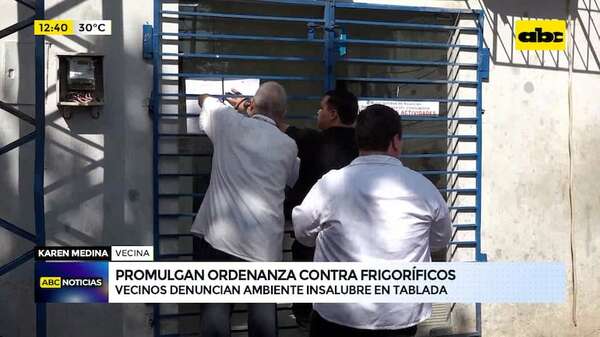 Frigoríficos tienen tres años para salir de Tablada: vecinos celebran tras años de lucha - ABC Noticias - ABC Color