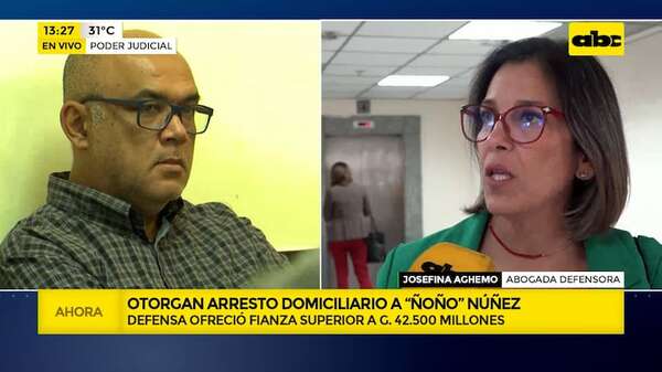 Ñoño Núñez va a casa: ofreció caución de más de G. 50.000 millones - ABC Noticias - ABC Color