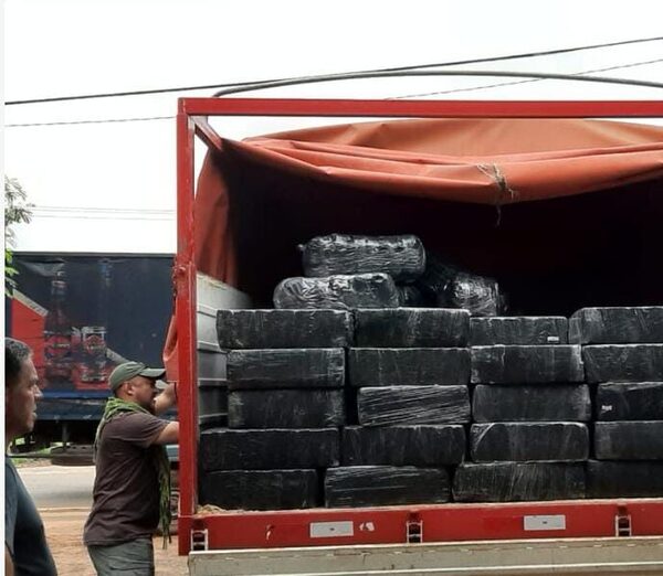 Incautan 4 toneladas de macoña en Santa Rosa del Aguaray