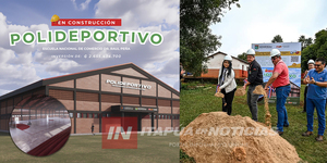 HOHENAU INICIA LA CONSTRUCCIÓN DEL POLIDEPORTIVO EN LA ESCUELA “DR. RAÚL PEÑA” - Itapúa Noticias