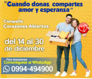 Campaña solidaria Corazones Abiertos se extiende hasta el 30 de diciembre • RADIO NACIONAL