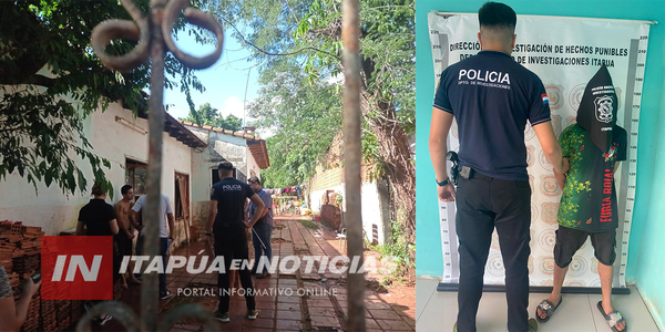 DETUVIERON A “PETARDO” POR SU PRESUNTA VINCULACIÓN A UN ROBO - Itapúa Noticias