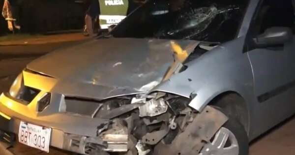La Nación / Accidente de tránsito en Lambaré deja dos personas gravemente heridas