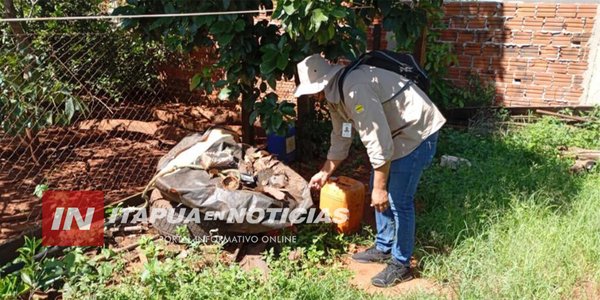 IMPULSAN ACTIVIDADES CONTRA EL MOSQUITO EN ALTO VERÁ - Itapúa Noticias