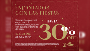 Encantados con las fiestas: Casa Rica ofrece hasta 30% off en productos seleccionados