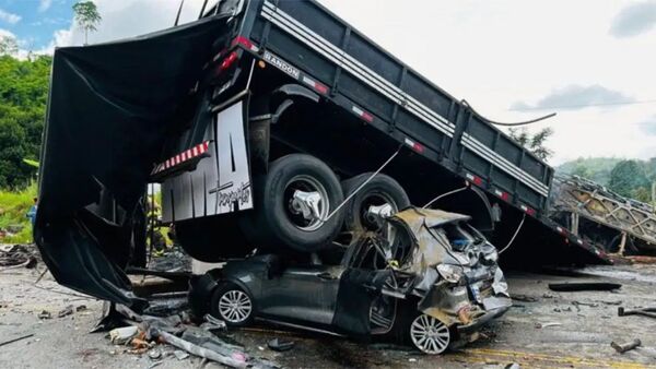 Tragedia en Brasil: más de 30 personas murieron carbonizadas en un brutal accidente