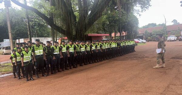 La Nación / Alto Paraná recibió 103 nuevos policías, asignados según las alertas