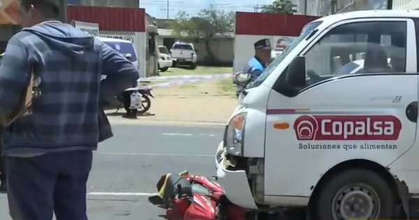 La Nación / Motociclista muere en accidente de tránsito en Mariano Roque Alonso