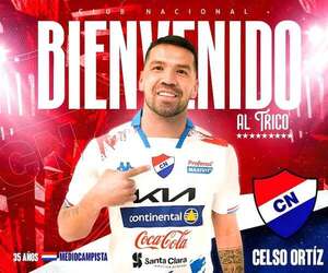 Celso Ortiz, primer fichaje de Nacional - Fútbol - ABC Color