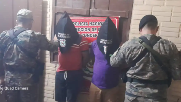 San Alfredo: Dos hombres detenidos por violación a la Ley de Armas