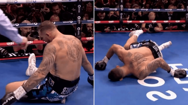 El impactante nocaut de la nueva promesa del boxeo mundial