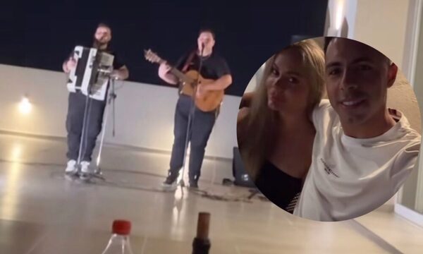 Blas Riveros y Dahiana Bresanovich fueron recibidos con serenata al ritmo polca kyre’ỹ