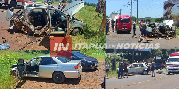 ACCIDENTE DE TRÁNSITO EN FRAM DEJA VARIOS LESIONADOS - Itapúa Noticias