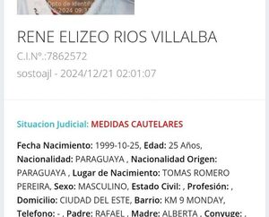 Reo se fuga de penitenciaría de CDE