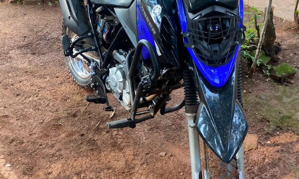 Recuperan motocicleta robada mediante GPS