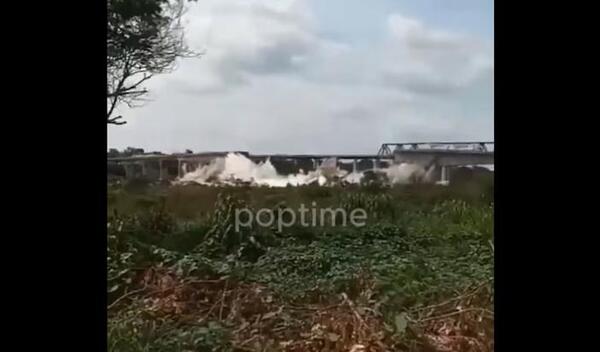 (VIDEO). Se derrumba un puente en Brasil mientras un concejal graba un vídeo