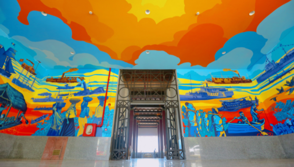 Un viaje en el tiempo a través del arte: murales que cuentan historias