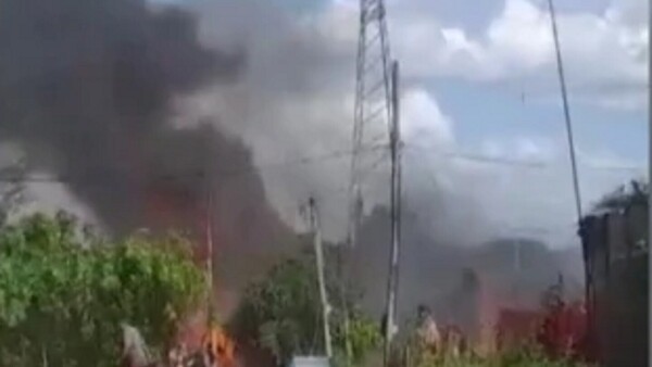 Discutió con su pareja, incendió la vivienda y el fuego afectó a otras casas en Guarambaré