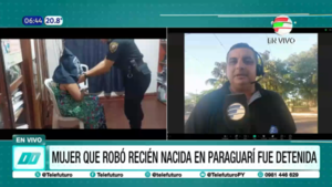 Mujer que robó recién nacida en Paraguarí fue detenida