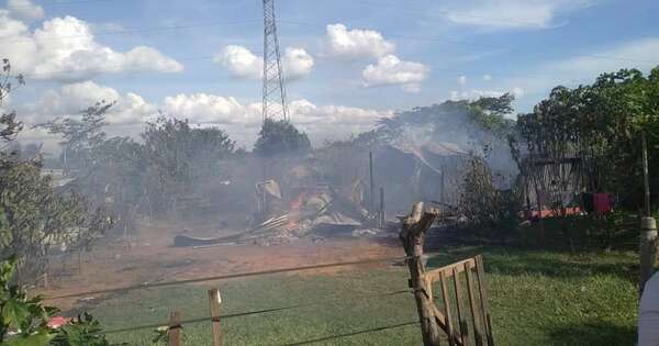 Diario HOY | Discusión de pareja termina en incendio que arrasa con tres viviendas