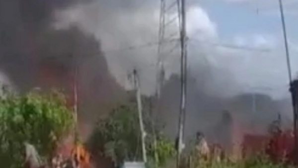 Incendio tras discusión deja familias sin hogar