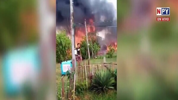 Guarambaré: Discutió con su pareja y prendió la casa