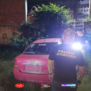 RECUPERAN VEHÍCULO DENUNCIADO COMO ROBADO EN CIUDAD DEL ESTE - TVS